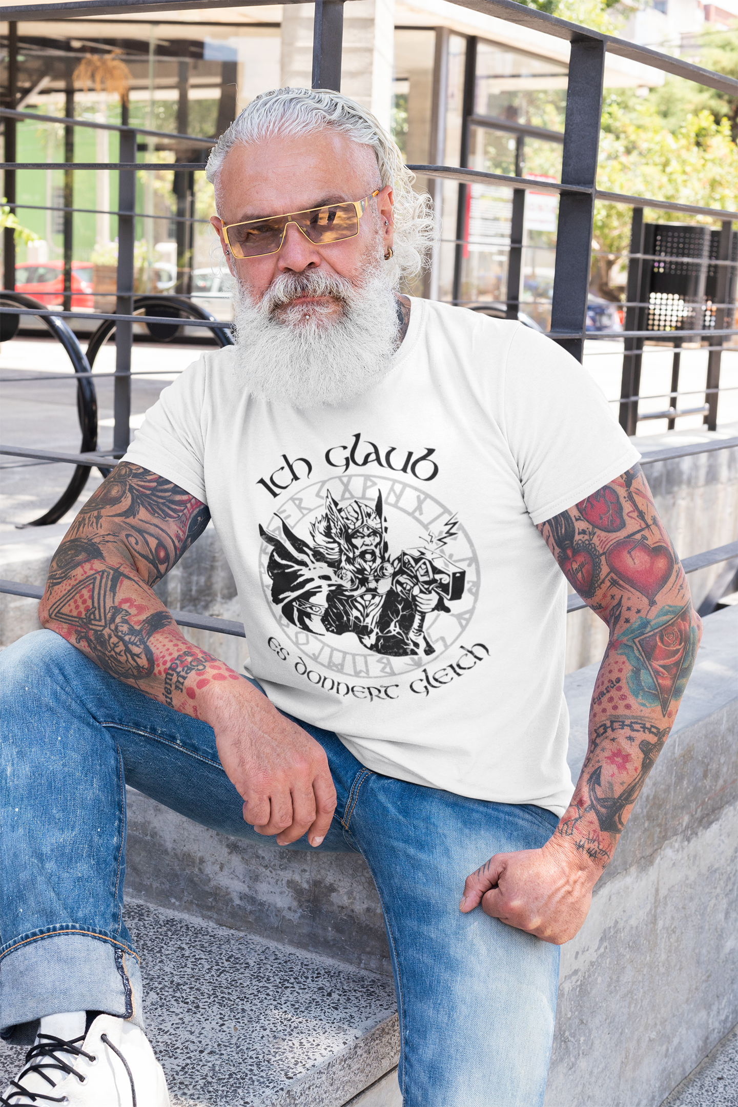 Premium Shirt - Ich glaub es donnert gleich